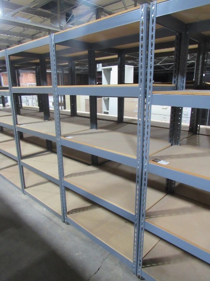 (Qty - 3) Steel Shelving-