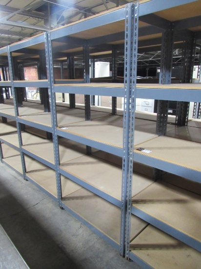 (Qty - 3) Steel Shelving-