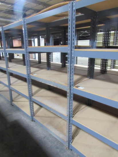 (Qty - 3) Steel Shelving-