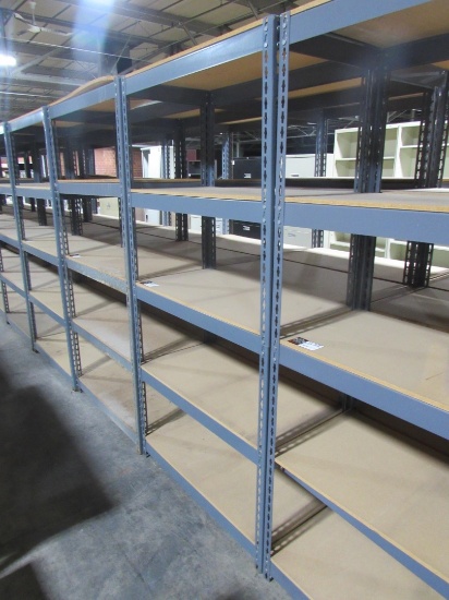 (Qty - 3) Steel Shelving-
