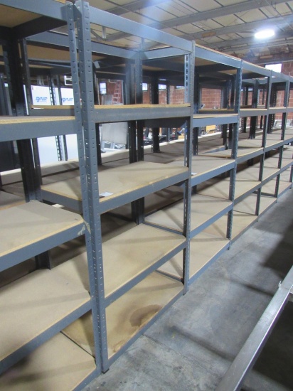 (Qty - 3) Steel Shelving-