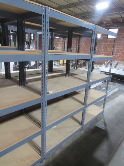 (Qty - 3) Steel Shelving-