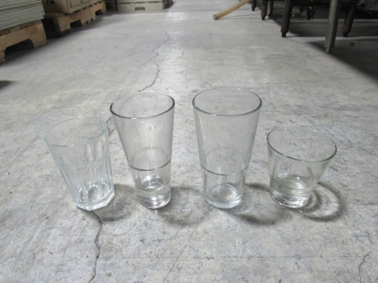 Assorted Glasses and Glass Carriers-