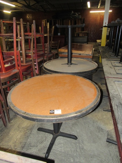 (Qty - 3) Round Top Tables-
