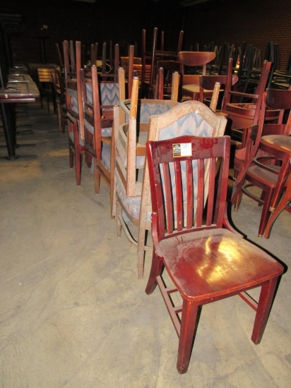 (Qty - 20) Assorted Chairs-