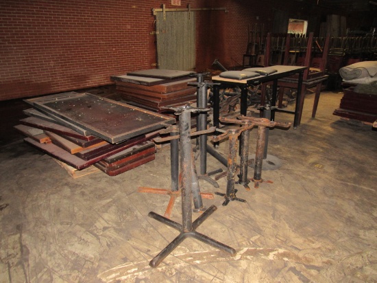 Assorted Tables Table Tops and Bases-