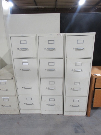 (Qty. 3) Filing Cabinets-