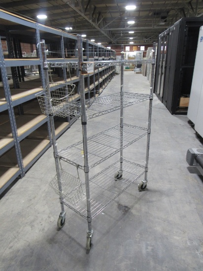 Rolling Metal Rack-