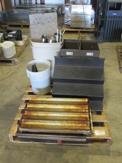 Assorted Bins and Lid Dispensers-