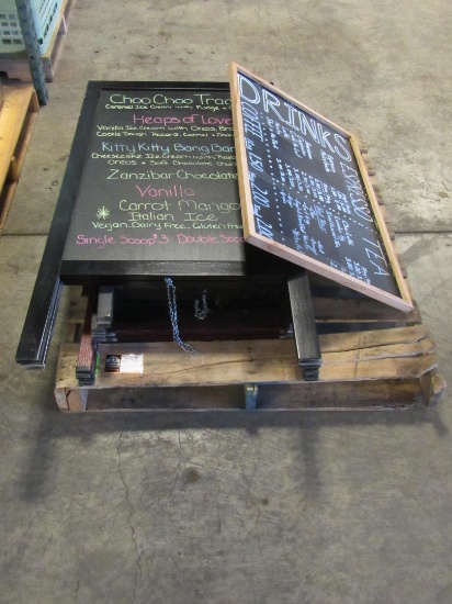(qty - 5) Chalkboard Signs-