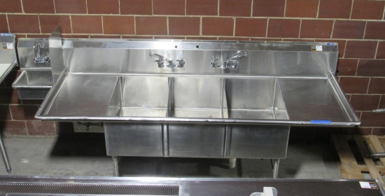 3 Bay Sink-