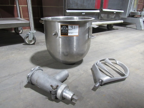 Mixer Bowl with Attachments-