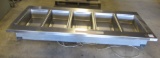 5 Section Hot Food Bar Top-