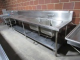 Stainless Steel 2 Section Sink_