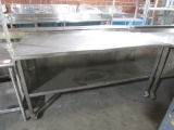 Rolling Stainless Steel Table-