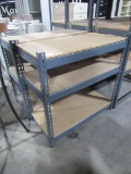 (Qty - 2) Steel Shelving-