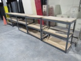 (Qty - 5) Steel Shelving-
