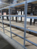 (Qty - 3) Steel Shelving-