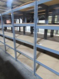 (Qty - 3) Steel Shelving-