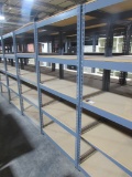 (Qty - 3) Steel Shelving-
