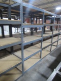 (Qty - 3) Steel Shelving-
