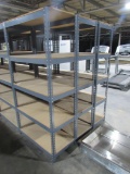 (Qty - 3) Steel Shelving-