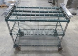 Rolling Metal Wire Rack-