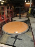 (Qty - 3) Round Top Tables-