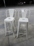 (Qty - 2) Metal Chairs-