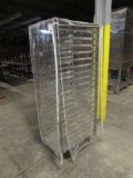 Bakers Rack With Plastic Cover-