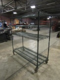 Rolling Metal Wire Rack-