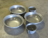 (qty - 5) Metal Pots-