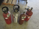(qty - 4) Carbon Dioxide Tanks-