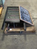 (qty - 5) Chalkboard Signs-