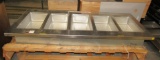 5 Section Hot Food Bar Top-