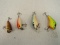 (qty - 4) Poe's Lures and Box-