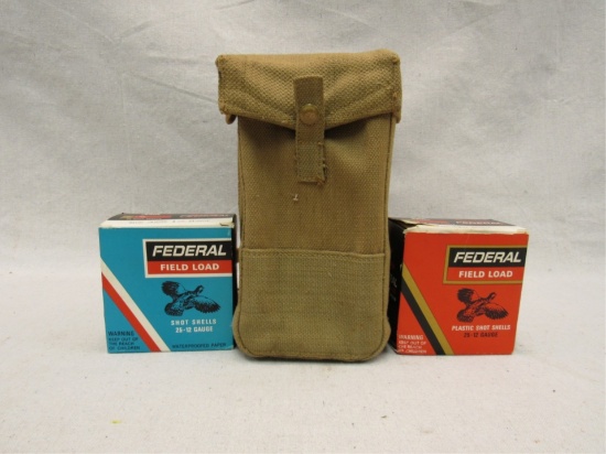 Shell Pouch and Shells-