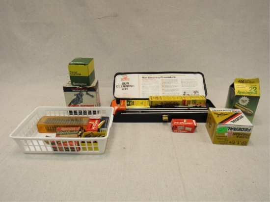 Assorted Ammo and Cleaning Kit-
