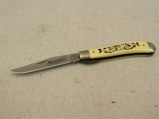 Schrade Scrimshaw SC503 Pocket Knife-