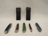 (qty - 5) Assorted Pocket Knives-