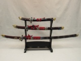 Decorative Swords and Stand-