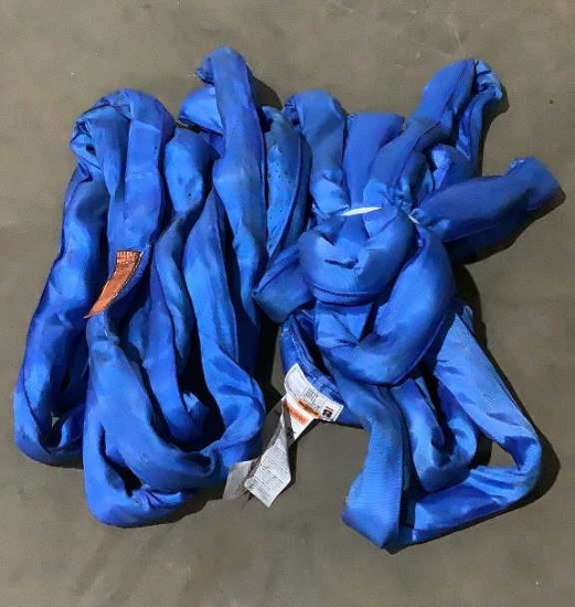 (qty - 2) 16' Polyester Rigging Slings-