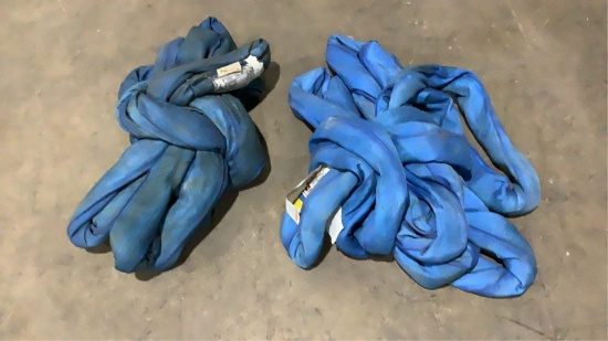 (qty - 2) 16' Polyester Rigging Slings-