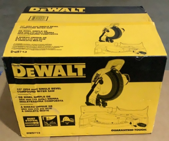 DeWalt 10" Single Bevel Compound Miter Saw-