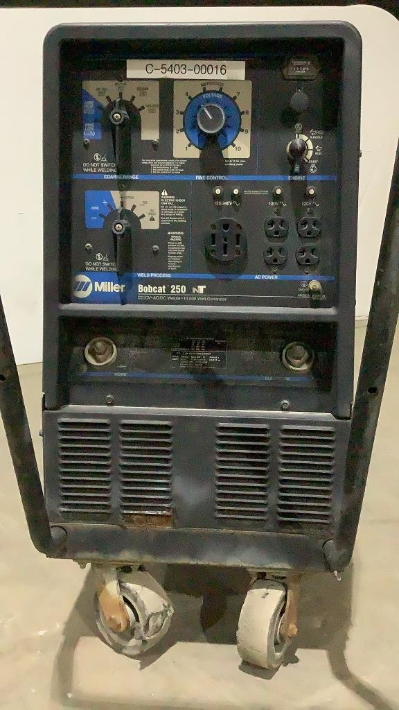 Miller Bobcat 250 NT Welder Generator 