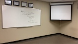 8' White Board And 5' Projector Screen