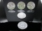 (Qty - 5) 1 Troy Oz Liberty Silver Bullion-