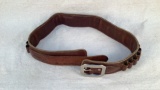 Custom Leather R.T. Frazier Cartridge Belt