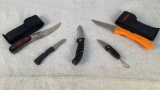 (qty - 5) Assorted Folding Pocket Knives-