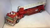 Nylint Toy Fire Truck w/ Ladder Trailer-